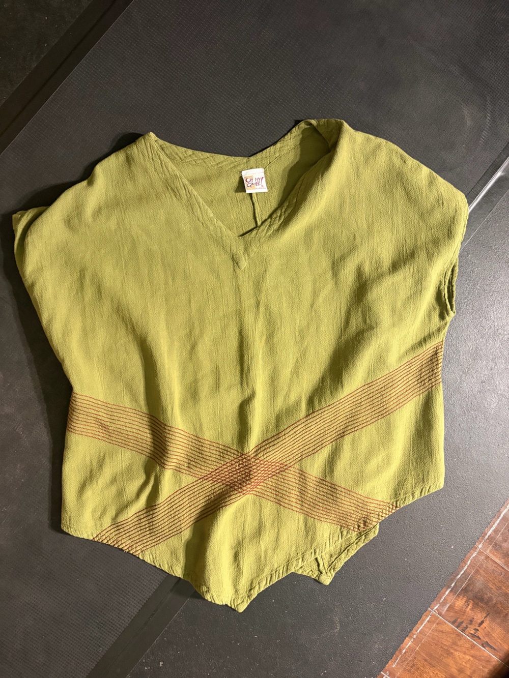 Oh My Gauze green tunic top - size 3